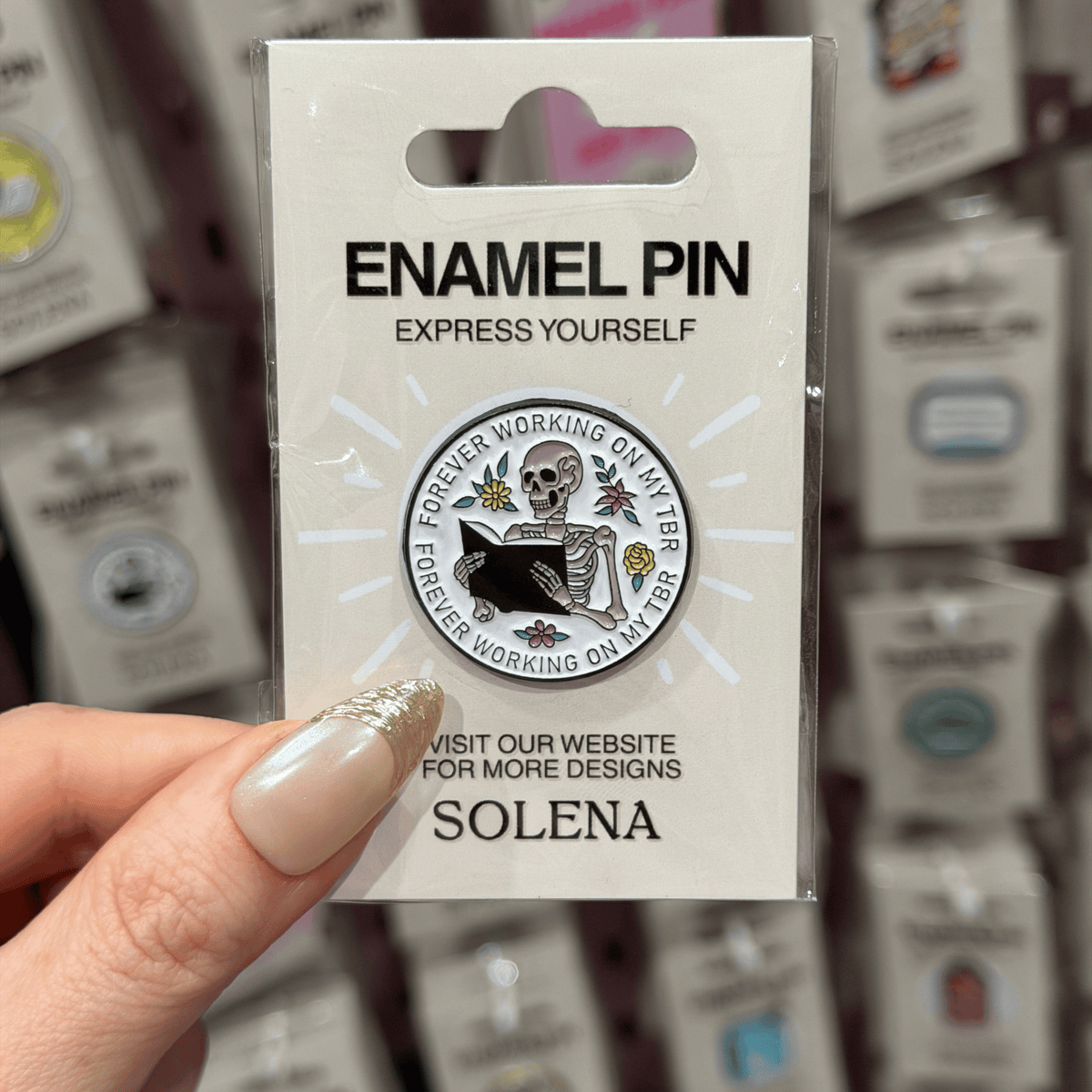 FOREVER WORKING ON MY TBR PIN