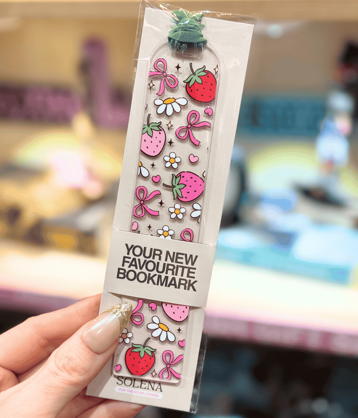 STRAWBERRY FIELDS BOOKMARK