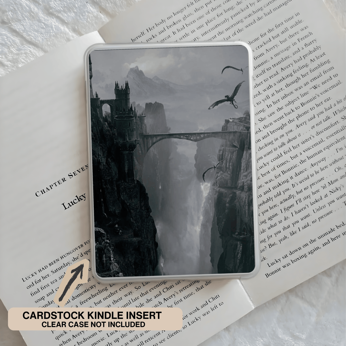 GRAYSCALE PARAPET KINDLE INSERT