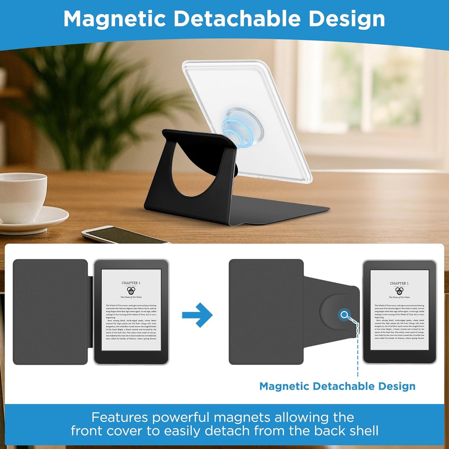 MAGNETIC DETACHABLE FRONT CASE - GREEN