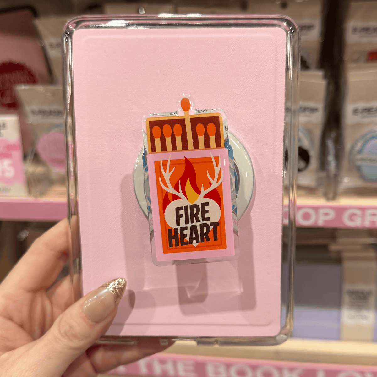 FIRE HEART E-READER GRIP