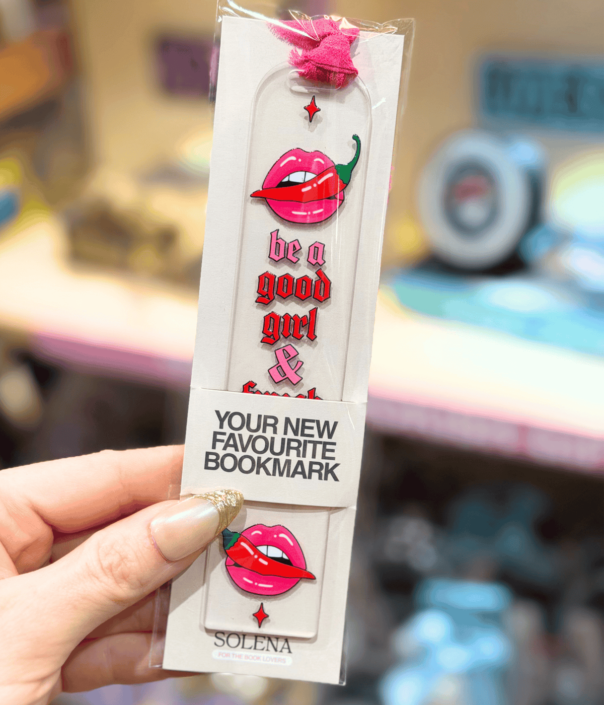 FINISH THE PAGE SMUTTY BOOKMARK
