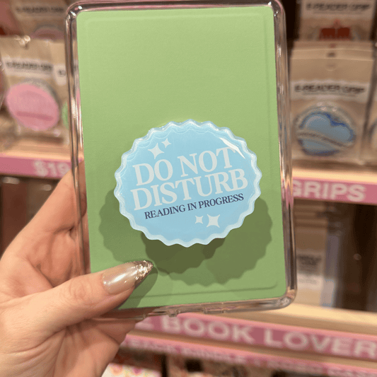 DO NOT DISTURB (BLUE) E-READER GRIP