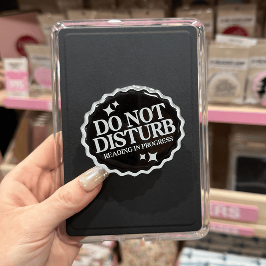 DO NOT DISTURB (BLACK) E-READER GRIP