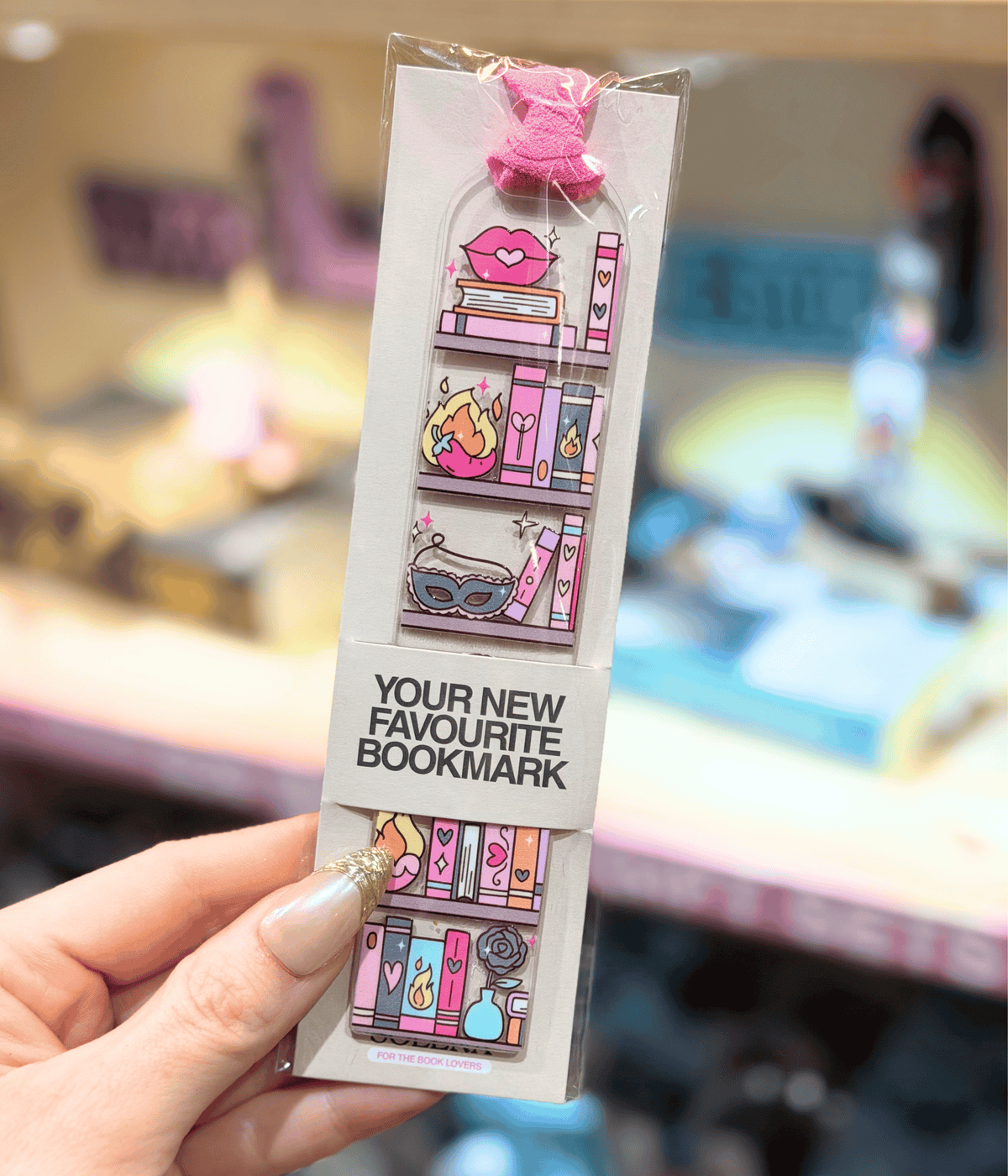 SMUTTY BOOKSHELF BOOKMARK