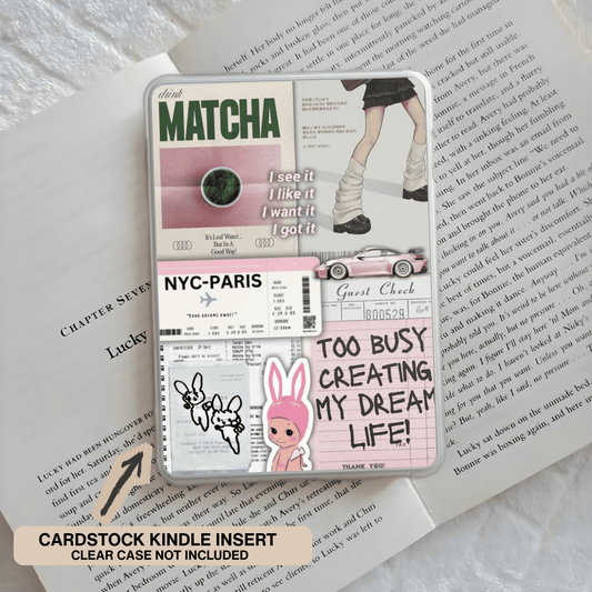 MATCHA GIRLIE KINDLE INSERT