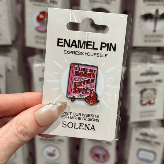 I LIKE MY BOOKS SPICY PIN