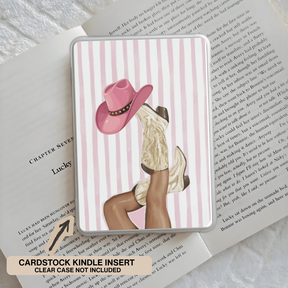 GIDDY UP COWGIRL KINDLE INSERT