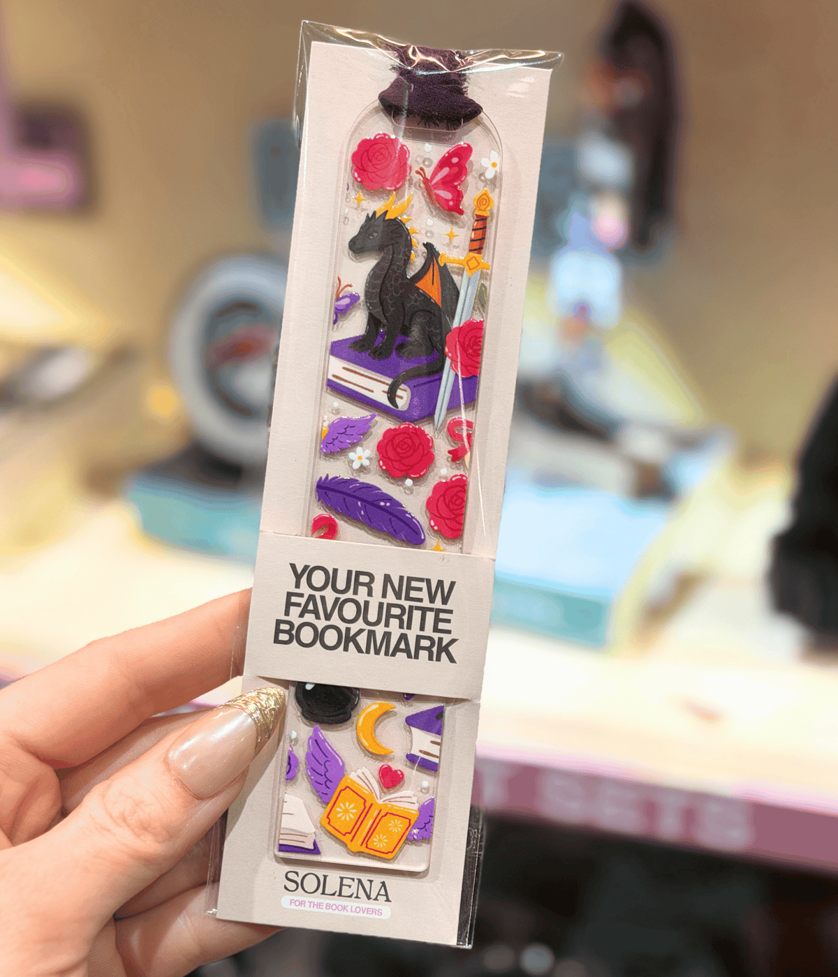 DRAGONS & ROSES BOOKMARK
