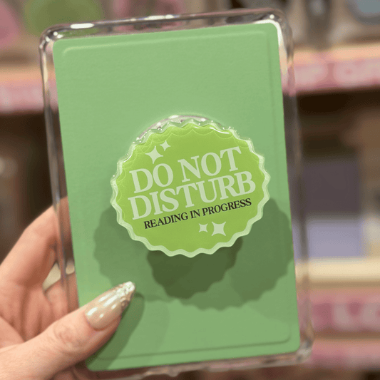 DO NOT DISTURB (GREEN) E-READER GRIP