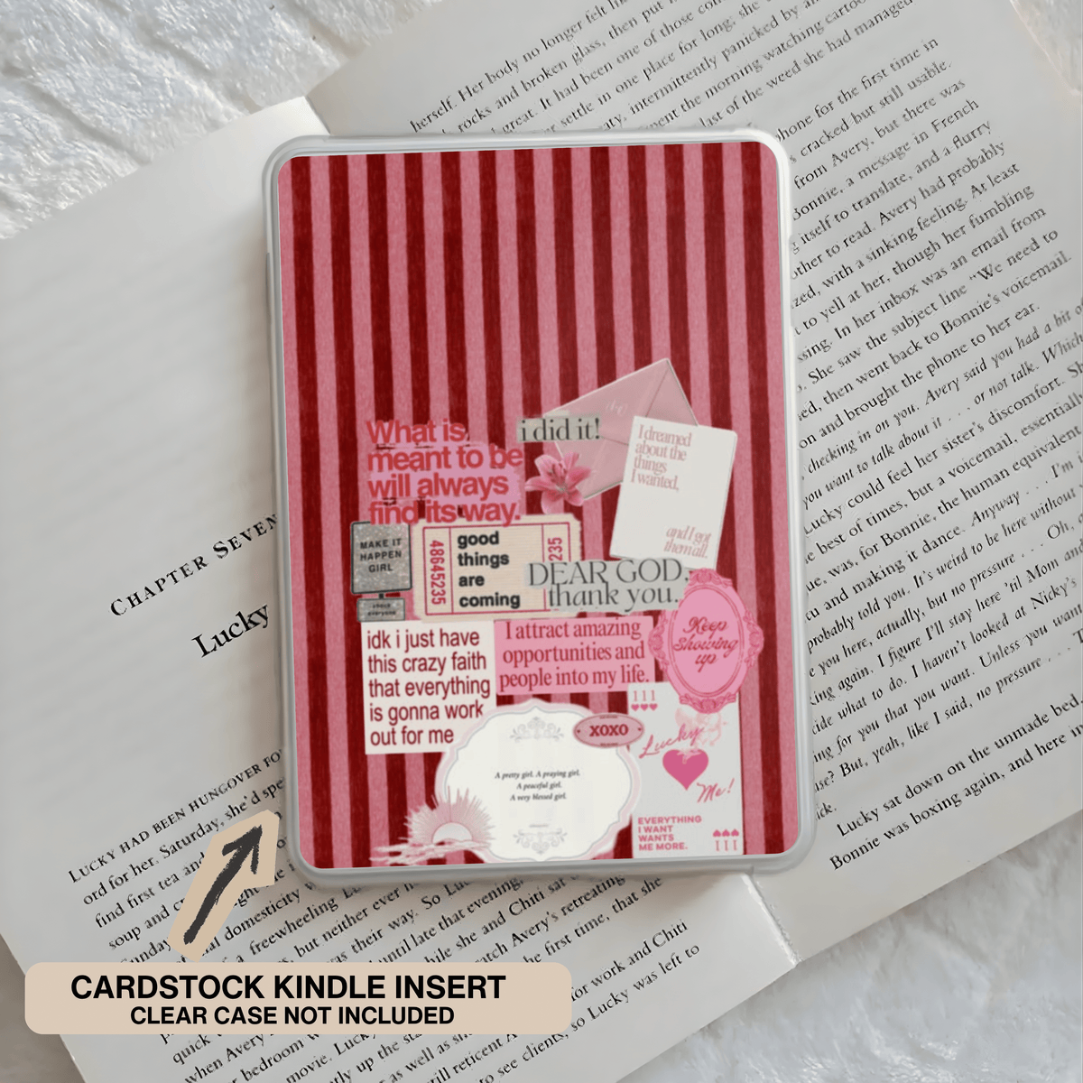 WHATS MEANT TO BE KINDLE INSERT