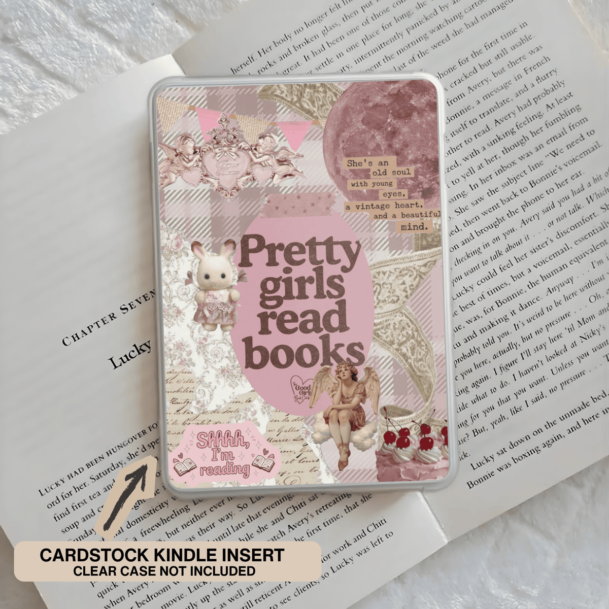 PRETTY GIRLS READ KINDLE INSERT