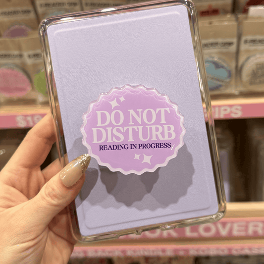 DO NOT DISTURB (PURPLE) E-READER GRIP